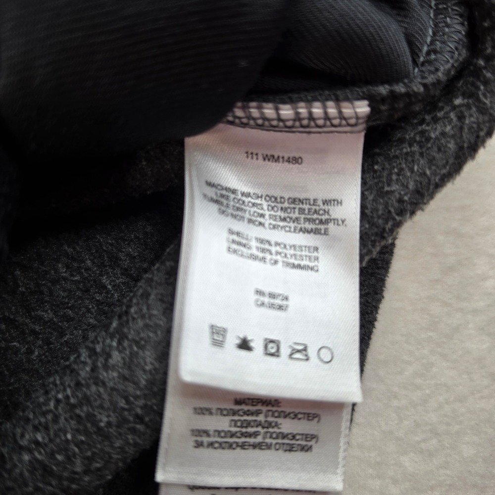 Columbia Steens Mountain Vest Mens Large Charcoal Gray Fleece Full Zip Mock Neck - Picture 7 of 11